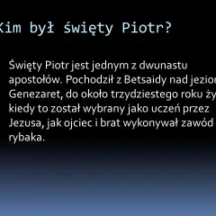 Kim był Święty Piotr - poznaj niezwykłą historię pierwszego papieża